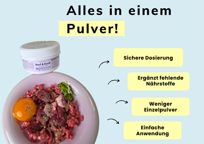 All-In-One-Pulver Barf & Koch