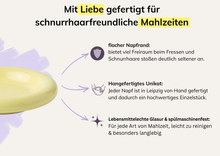 Handgefertigter Katzennapf aus Leipzig (Gelb)